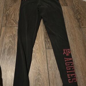 A&M Aggies PINK leggings